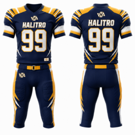 Custom American Football Uniform | Blue