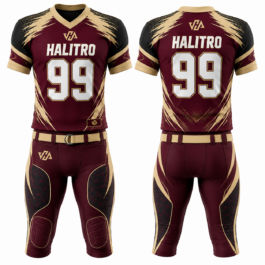 Custom American Football Uniform | Burgundy