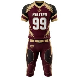 Custom American Football Uniform | Burgundy