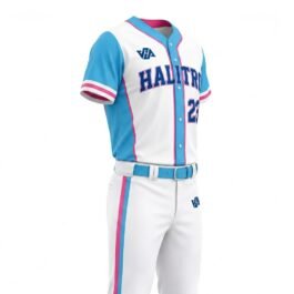 Custom Baseball Sports Uniform| White & Blue
