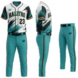 Custom Baseball Sports Uniform| Teal Blue & White